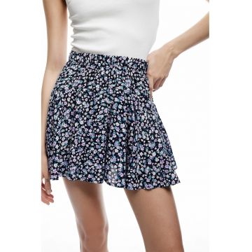 Fusta evazata cu model floral