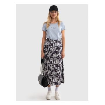 Fusta midi cu imprimeu floral Kareni 906
