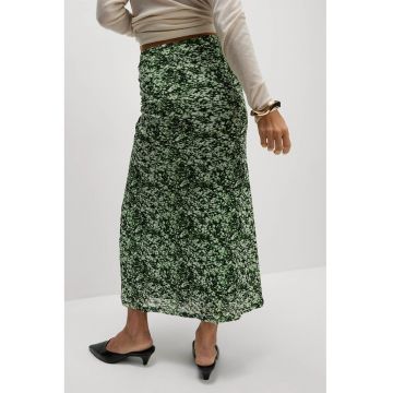 Fusta midi cu model