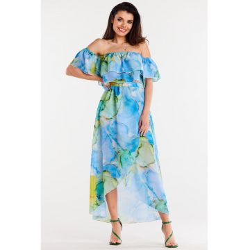 Fusta Midi Print Elegant A512
