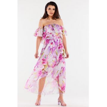 Fusta Midi Print Elegant A512