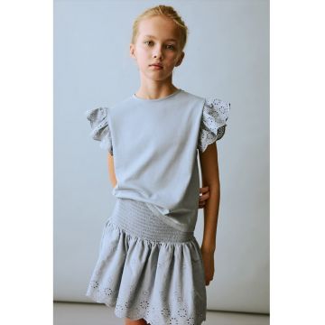 Fusta mini cu dantela Sangallo
