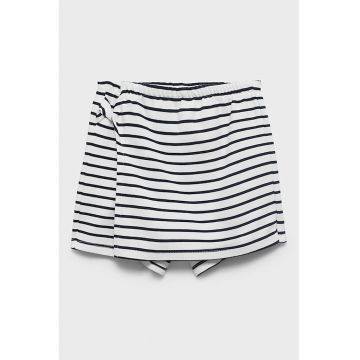 Fusta-pantalon cu model in dungi