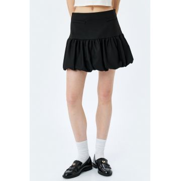 Fusta scurta cu model uni