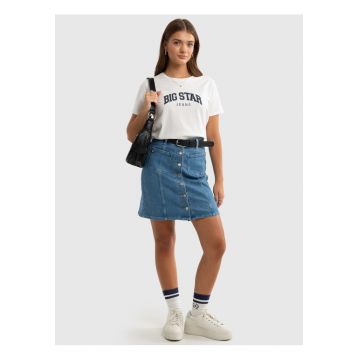 Fusta scurta din denim Olive