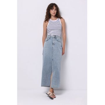 Fusta slim-fit din denim