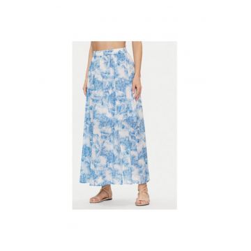 Fusta dama -  303757137 - Bumbac - Albastru