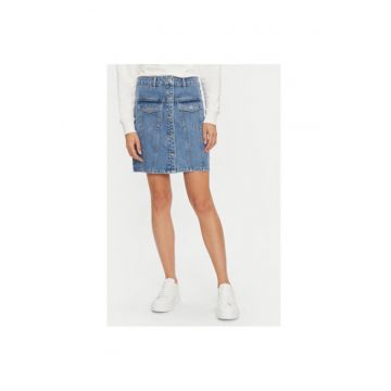 Fusta dama -  304175978 - Bumbac organic - Albastru