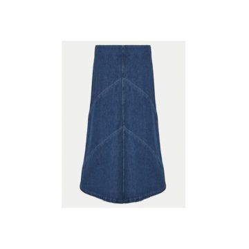 Fusta dama -  304453793 - Bumbac - Albastru