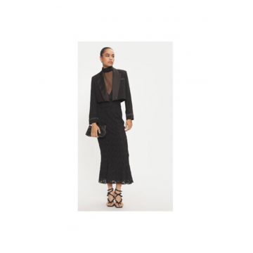 Fusta dama -  304472664 - Poliamida/Bumbac - Negru