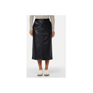Fusta Dama -  304503177 - Imitatie de piele - XL INTL - Negru