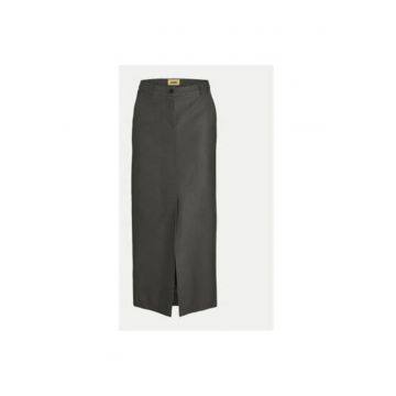 Fusta dama -  304511554 - Piele ecologica - Negru