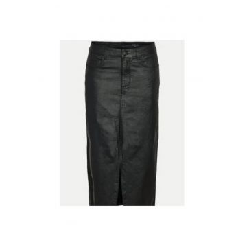 Fusta dama -  304517426 - Piele ecologica - Negru