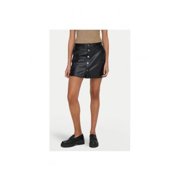 Fusta dama -  304518638 - Piele ecologica - Negru
