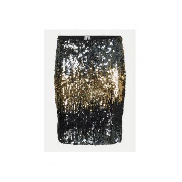 Fusta dama -  304520181 - Poliester - Negru