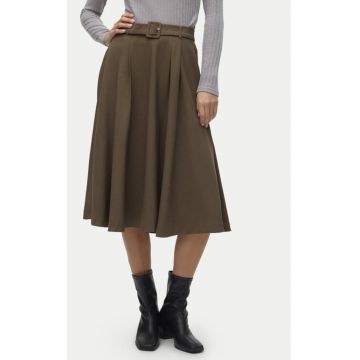 Fusta dama -  304520259 - Poliester reciclat/Poliester - Maro