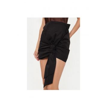 Fusta dama -  304591396 - Bumbac - Negru