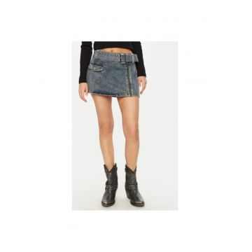 Fusta dama -  304604621 - Bumbac - 30 EU - Albastru