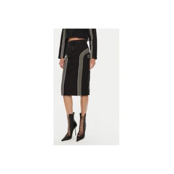 Fusta dama -  304759802 - Bumbac - Negru