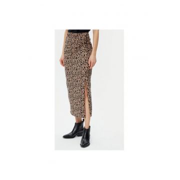Fusta dama -  304807824 - Bumbac - Maro