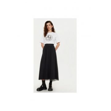 Fusta dama -  305183019 - Poliester reciclat - Negru