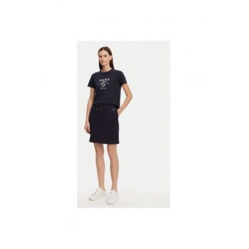 Fusta dama -  305366962 - Bumbac - Albastru