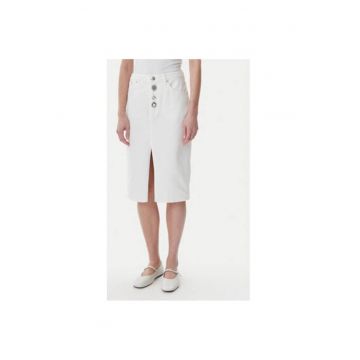 Fusta dama -  305405593 - Bumbac - Alb