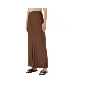 Fusta dama  viscoza - maro -