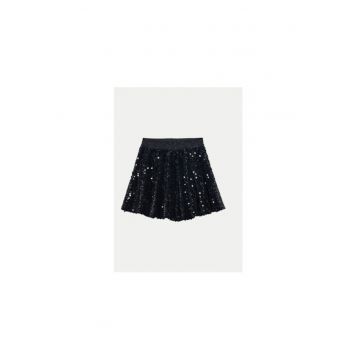 Fusta fete -  304269202 - Poliester/Poliamida - Negru