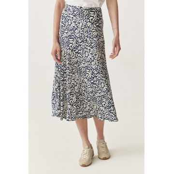 Fusta midi cu model
