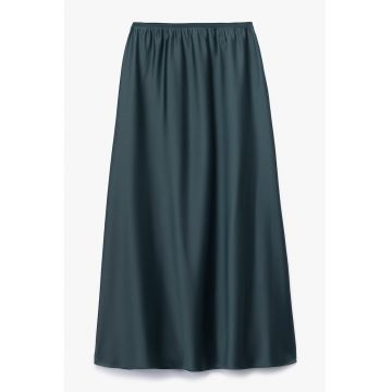 Fusta midi de satin