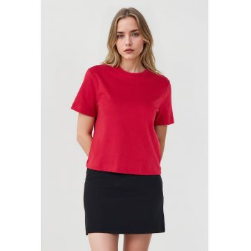 Fusta mini dreapta cu model uni