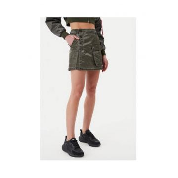 Fusta -  156052 142 MASLIN INCHIS - kaki - 100% poliamida -