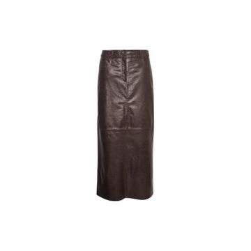 Fusta dama -  302973323 - Piele naturala - Maro