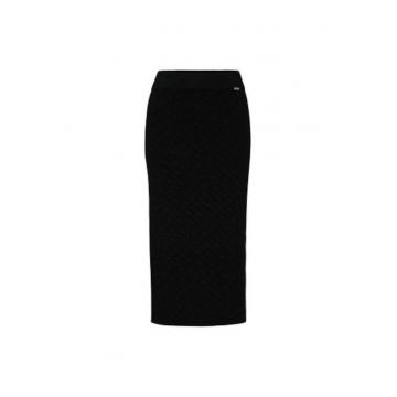 Fusta dama -  303311063 - Viscoza/Poliamida - Negru