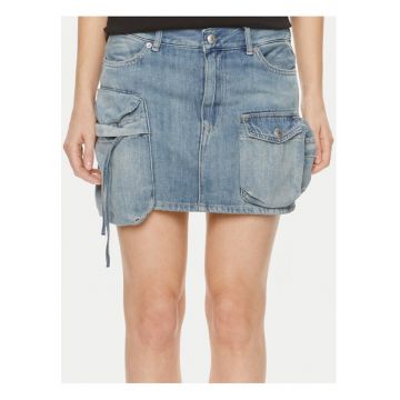 Fusta dama -  303878269 - Bumbac - Albastru