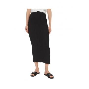 Fusta dama  poliester/viscoza/elastan - negru