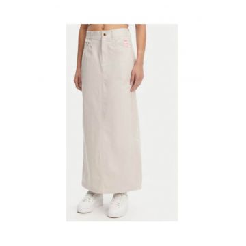 Fusta din denim cu talie medie