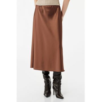 Fusta midi de satin