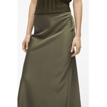 Fusta midi din satin Ellette