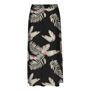 Fusta  model BLACK FIONI - 100% viscoza - negru
