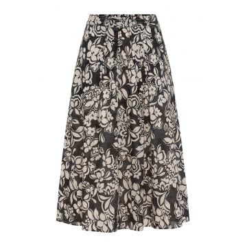 Fusta  model OLSEN-16001506 - neagra - bumbac -