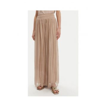 Fusta  model TD0021 DU BEIGE 06 - 70% viscoza - 30% matase - bej