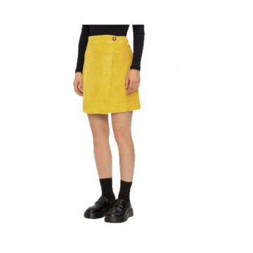 Fusta -  poliester/nylon - galben - elastan