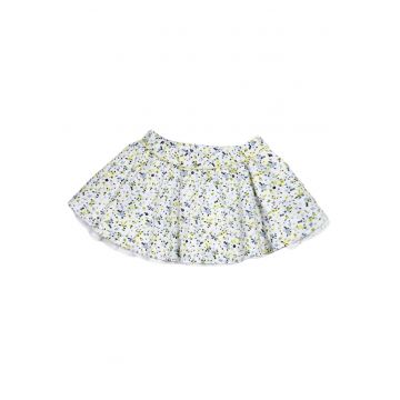Fusta scurta - evazata - cu imprimeu floral