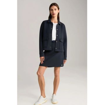 Fusta cu fermoar lateral si curea in talie