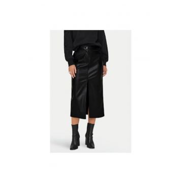 Fusta Dama -  304494130 - Imitatie de piele - XL INTL - Negru
