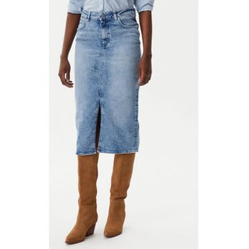 Fusta dama -  304893773 - Bumbac - Albastru Fusta dama -  304893773 - Bumbac - Albastru