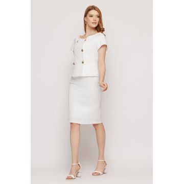 Fusta dama alba conica Fusta dama alba conica