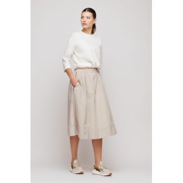 Fusta dama bej din fas Fusta dama bej din fas